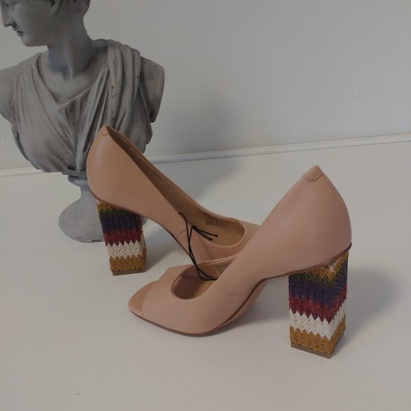 Katy Perry The Catie Woven Block Heel Shoe Size 5.5 - Picture 6 of 8